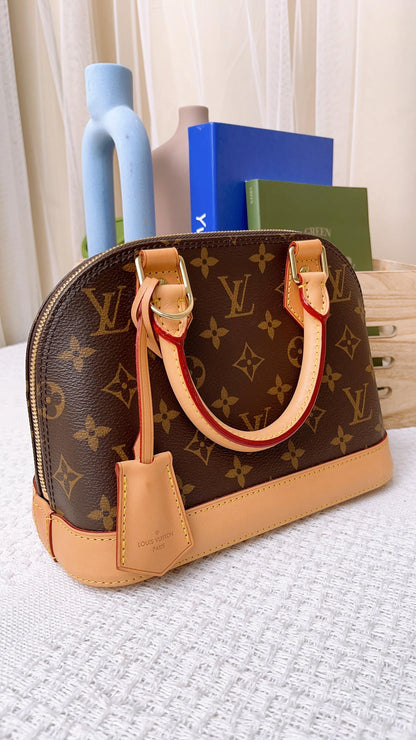 LV Monogram Alma BB with Strap