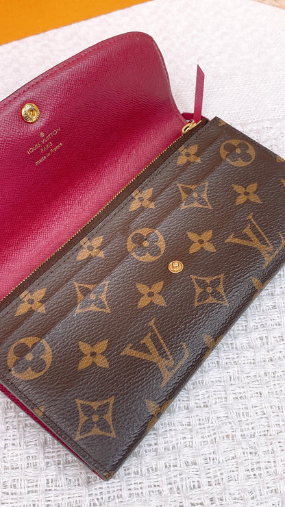 LV Monogram Emilie Wallet