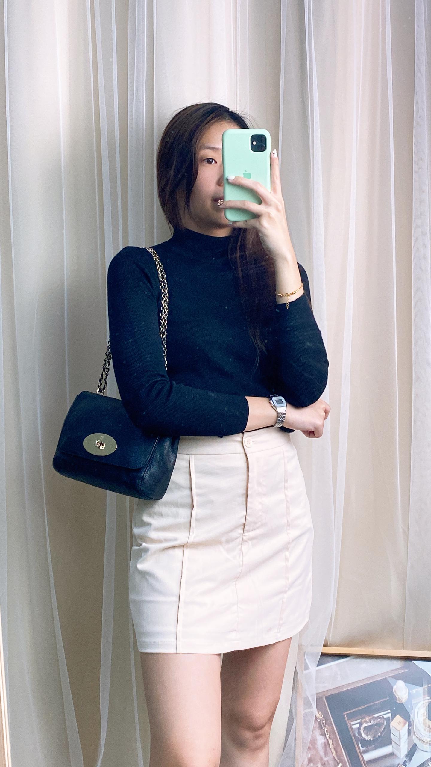 Mulberry Black Small Lily Crossbody Bag (GHW)