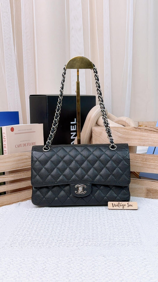 Chanel Black Caviar Medium CF SHW