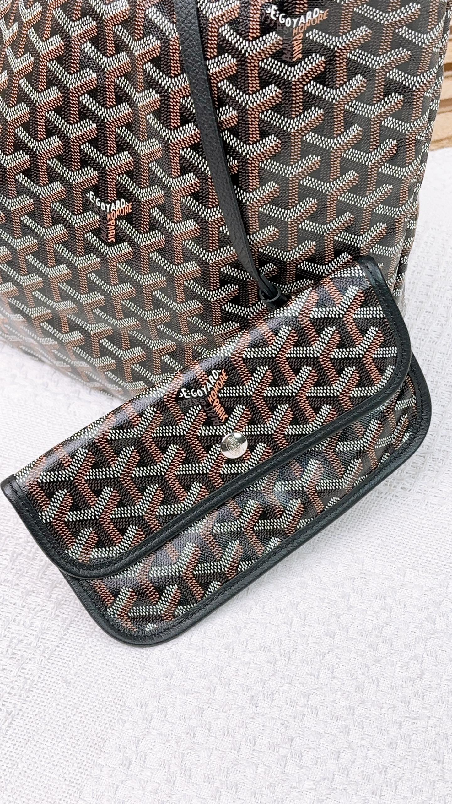 Goyard Black St Louis PM