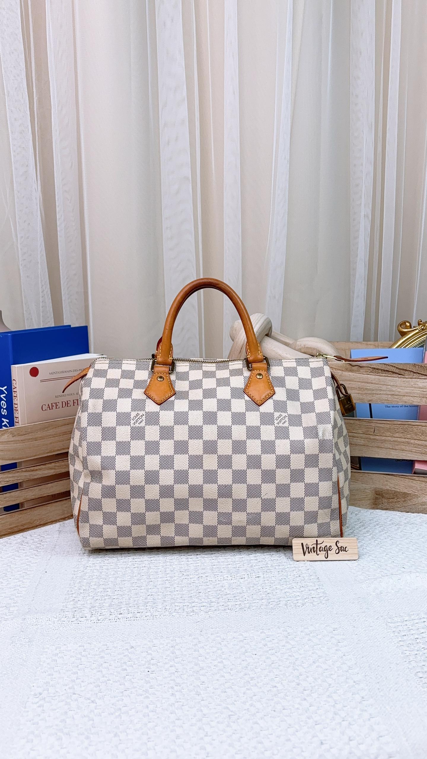 LV Damier Azur Speedy 30