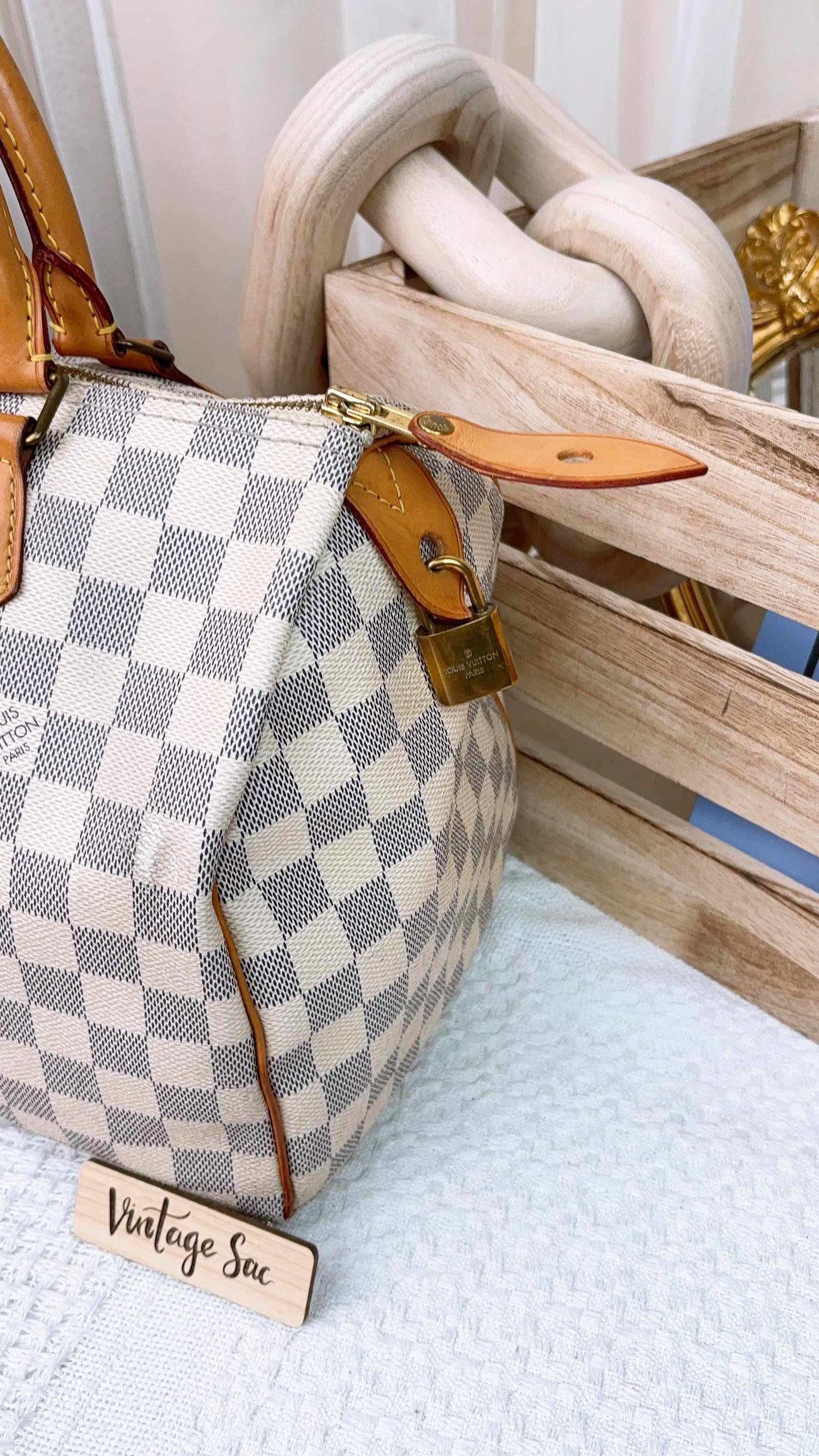 LV Damier Azur Speedy 30