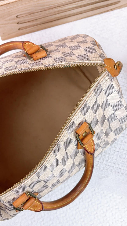 LV Damier Azur Speedy 30