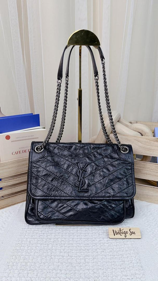 YSL Medium Black Niki Bag