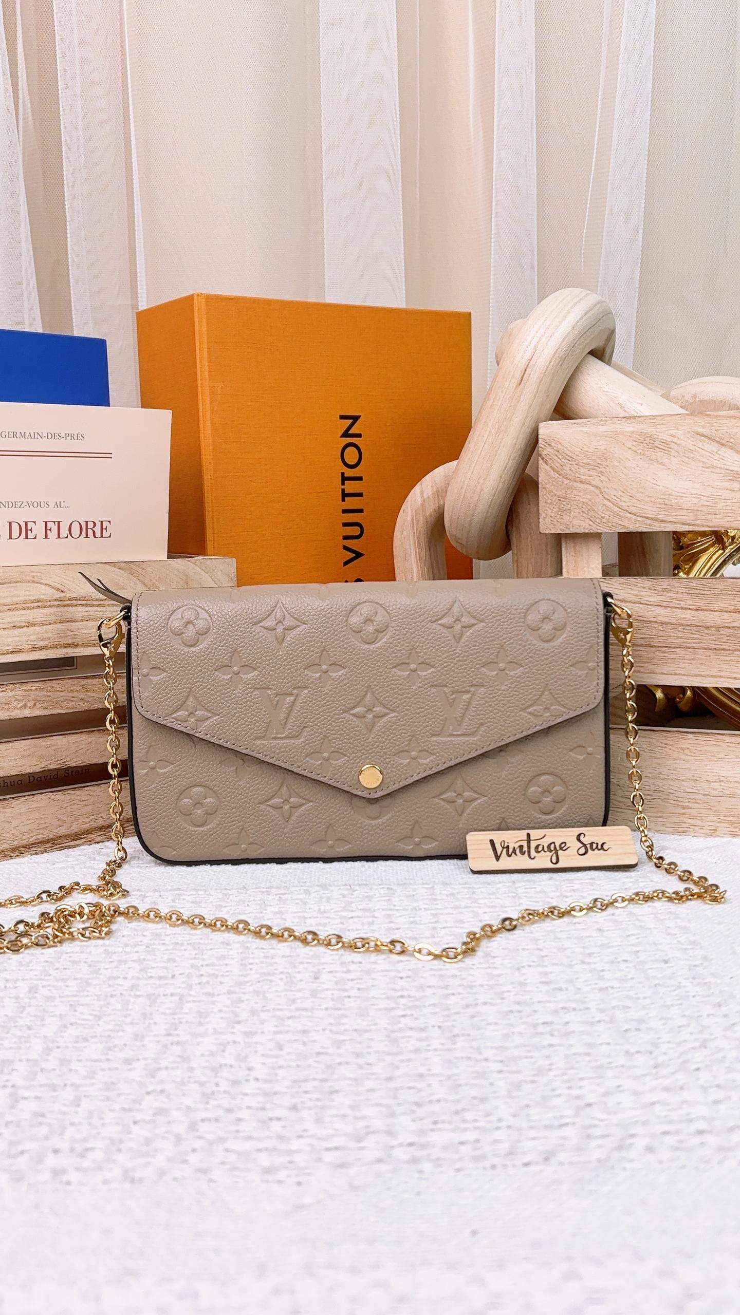 LV Tourterelle Empreinte Felicie Pochette