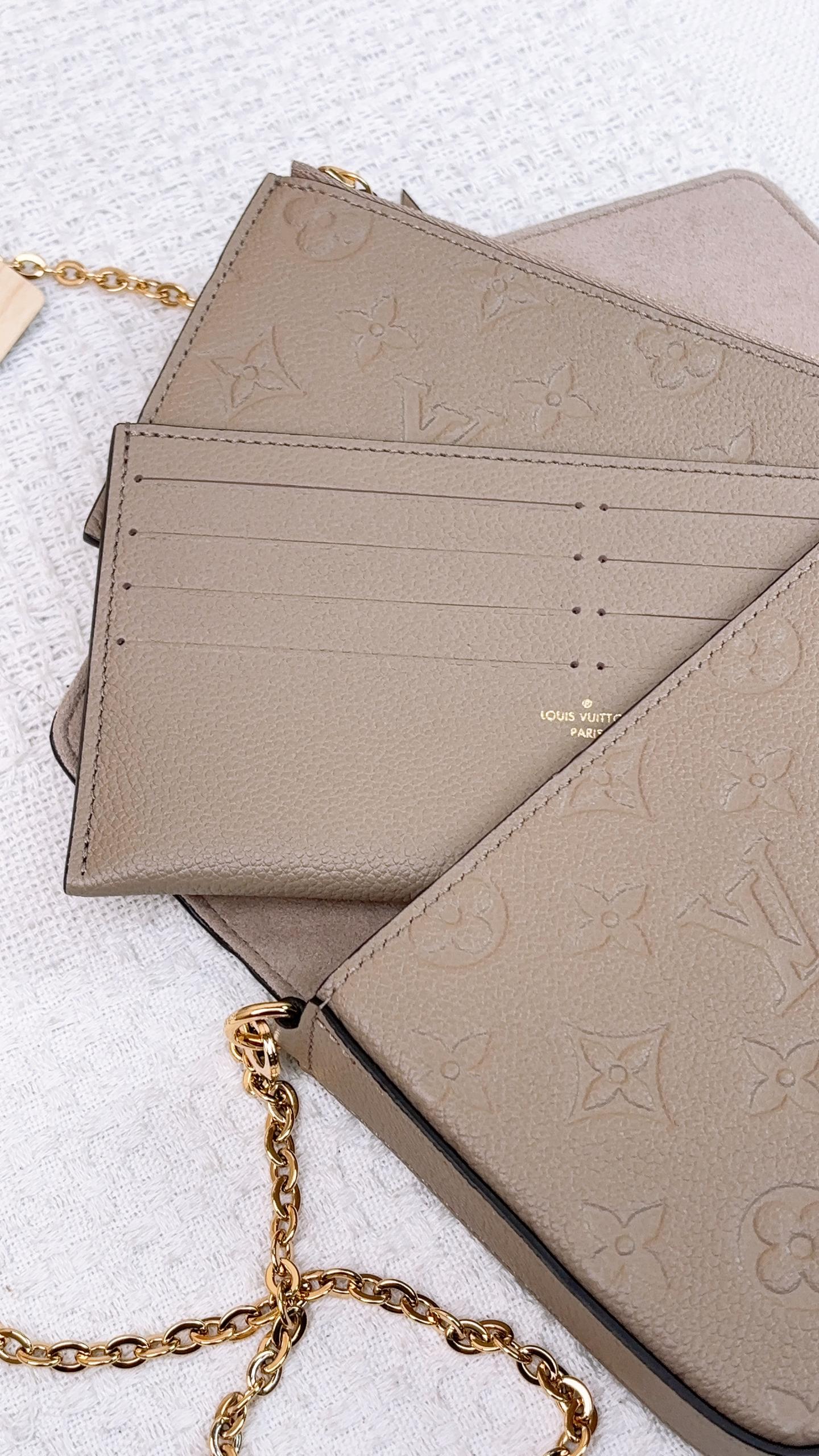 LV Tourterelle Empreinte Felicie Pochette