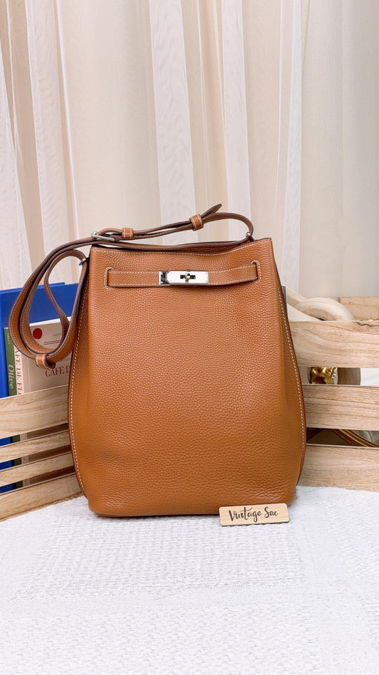 Hermes Gold So Kelly 22 PHW