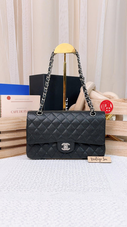 Chanel Black Caviar Medium CF SHW