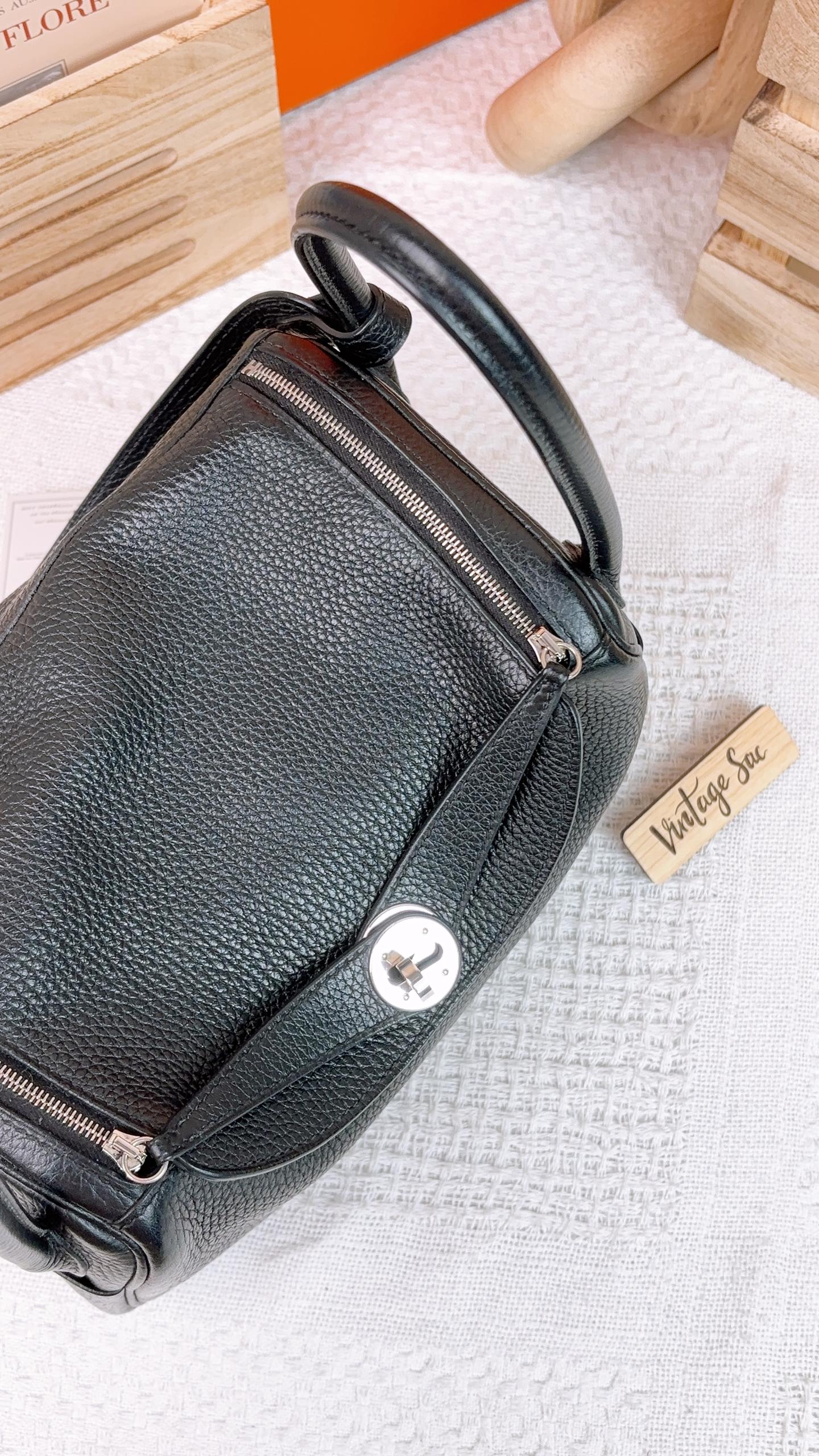 Hermes Noir Lindy 26 PHW