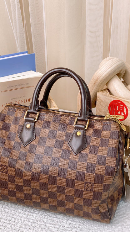 LV Damier Ebene Speedy 25 Bandouliere&nbsp;