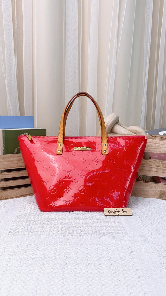 LV Red Vernis Bellevue PM