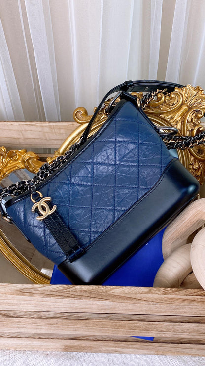 Chanel Navy Small Gabrielle Bag