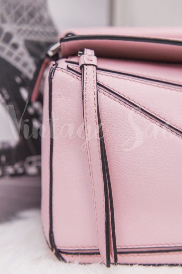 JZ758 Loewe Pink Mini Puzzle Bag