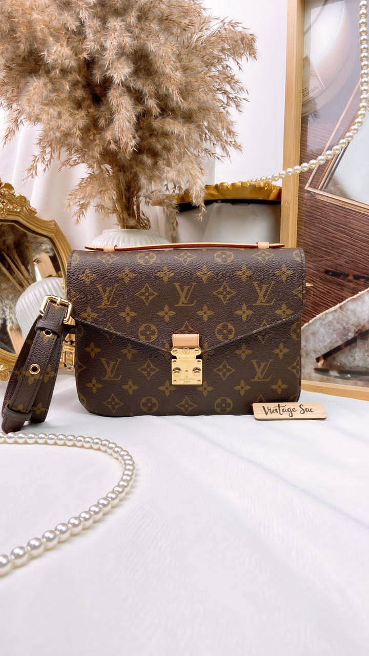 Monogram Pochette Metis Brown GHW